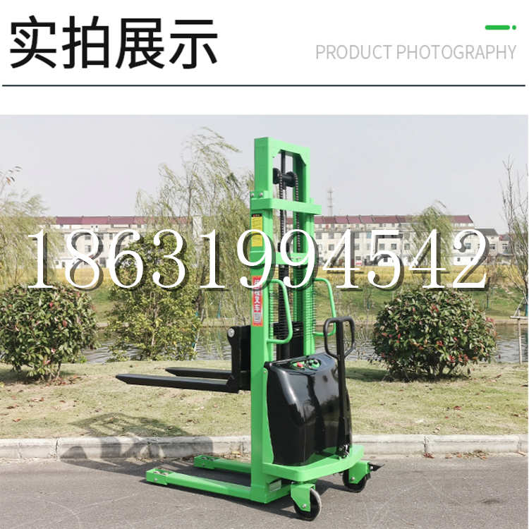 高陵区电动叉车堆高车液压铲车电瓶1吨2吨站驾步行式小型全自动叉车